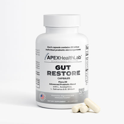 Apex HealthLab Gut Restore with L. Acidophilus,  L. Salivarius & B. Bifidum